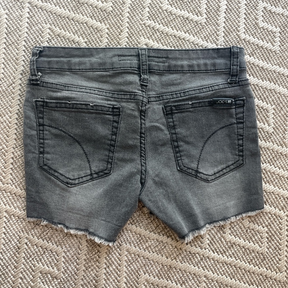 Joe's Jeans Charcoal Girls Denim Shorts - Picture 2 of 7